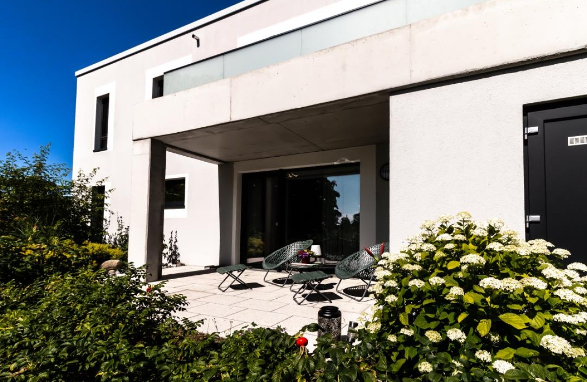 Apartment Brise - Deine Ferien - Blick auf Terrasse